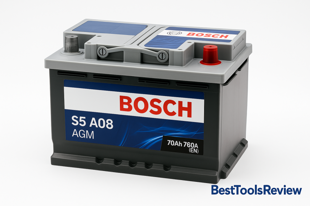 Batteria auto Bosch S5 A08 AGM 70Ah 760A - recensione e guida acquisto BestToolsReview