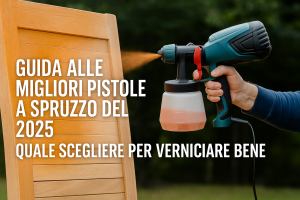 Pistola a spruzzo elettrica per verniciare legno e metallo